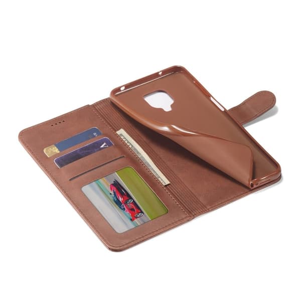 LC.Imeeke läder Xiaomi Redmi Note 10 Lite fodral - Gul