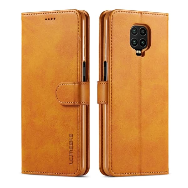 LC.Imeeke läder Xiaomi Redmi Note 10 Lite fodral - Gul