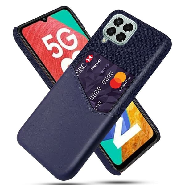 Bofink Samsung Galaxy M33 5G skal med korthållare - Blå