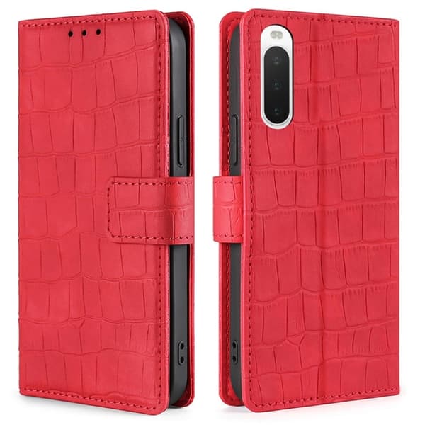 Croco Sony Xperia 10 IV skal - Röd