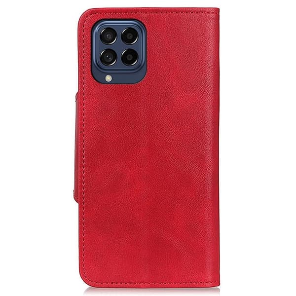 Alpha läder Samsung Galaxy M33 5G fodral - Röd