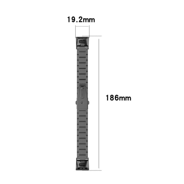 Honor Band 5 / 4 klockarmband i rostfritt stål med tre pärlor - Guld