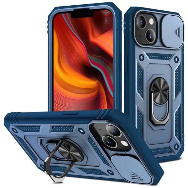 Bofink Combat iPhone 13 skal - Blå