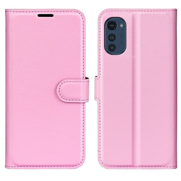 Classic Motorola Moto E32 fodral - Rosa