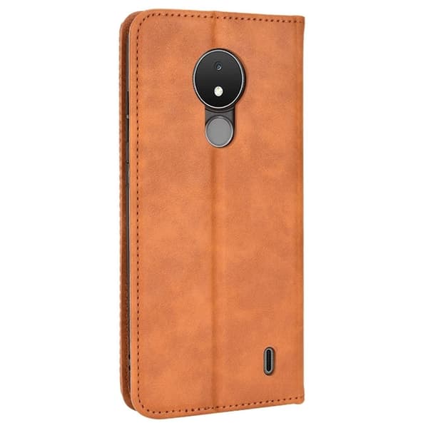 Bofink Vintage läder Nokia C21 fodral - Brun