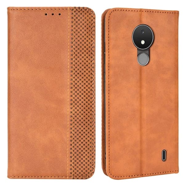 Bofink Vintage läder Nokia C21 fodral - Brun