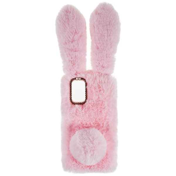 Fluffy Rabbit Nokia G21 Cover - Pink