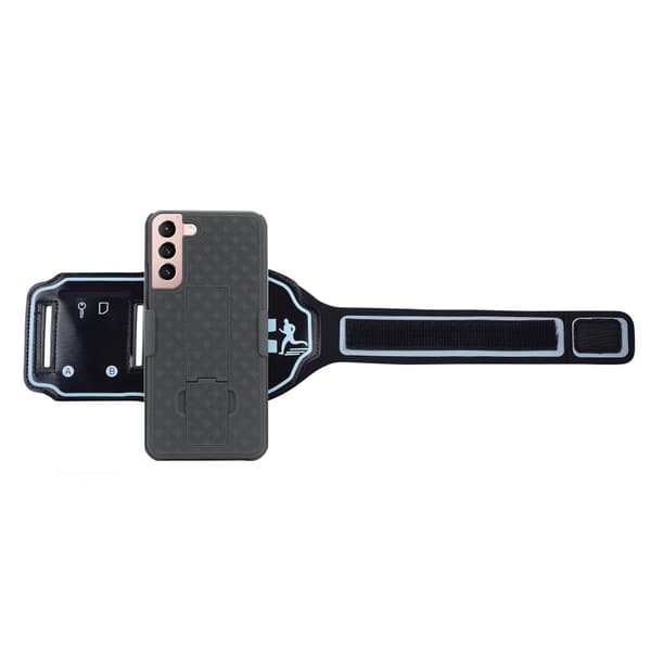Urheilullinen Samsung Galaxy S22 Plus sportsband - Musta