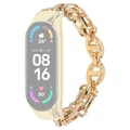 Miniatyrbillede 1 af 2: Xiaomi Mi Band 7 cool urrem i rustfrit stål - Guld