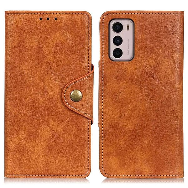 Alpha läder Motorola Moto G42 fodral - Brun