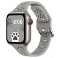 Miniatyrbild 1 av 2: Apple Watch (41 mm) klockarmband i silikon med söt katt-tass - Grå