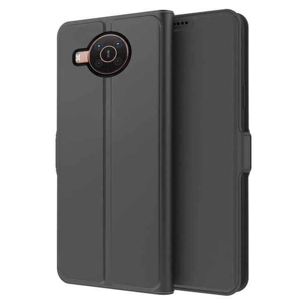Smidigt och tunt PU-läder Nokia X10 fodral - Svart