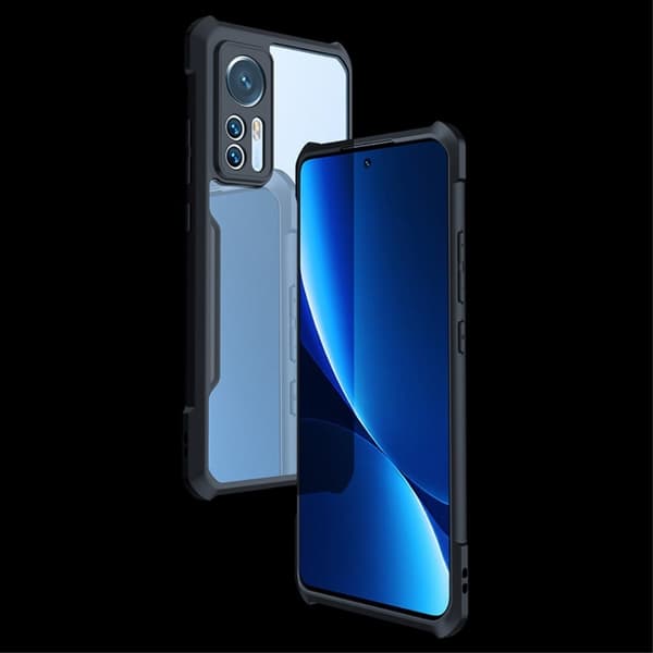 Stöttåligt Xiaomi 12 Lite hybridskal - Svart