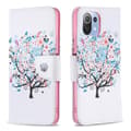 Miniatyrbillede 1 af 2: Wonderland Xiaomi 11 Lite 5g Ne / Mi 11 Lite 5g / 11 Lite Flip Etui - Blomstret Træ