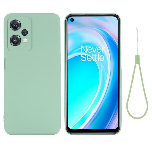 Matt OnePlus Nord CE 2 Lite 5G skal av flytande silikon - Grön