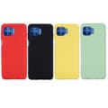 Miniatyrbillede 2 af 2: Matte Liquid Silikone Cover til Motorola Moto G 5G Plus - Sort
