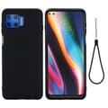Miniatyrbillede 1 af 2: Matte Liquid Silikone Cover til Motorola Moto G 5G Plus - Sort