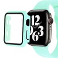 Miniatyrbild 1 av 2: Apple Watch SE 2022 (44mm) cover with tempered glass screen protector - Cyan