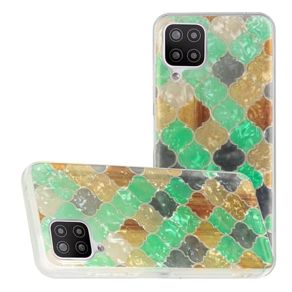 Deco Samsung Galaxy A22 4G skal - Grön Skarvning