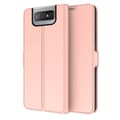 Miniatyrbild 1 av 2: Smidigt och tunt PU-läder Asus Zenfone 8 Flip fodral - Rosa