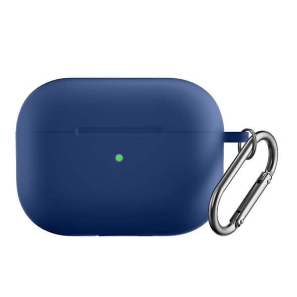 AirPods Pro 2 silikonfodral med spänne - Mörkblå