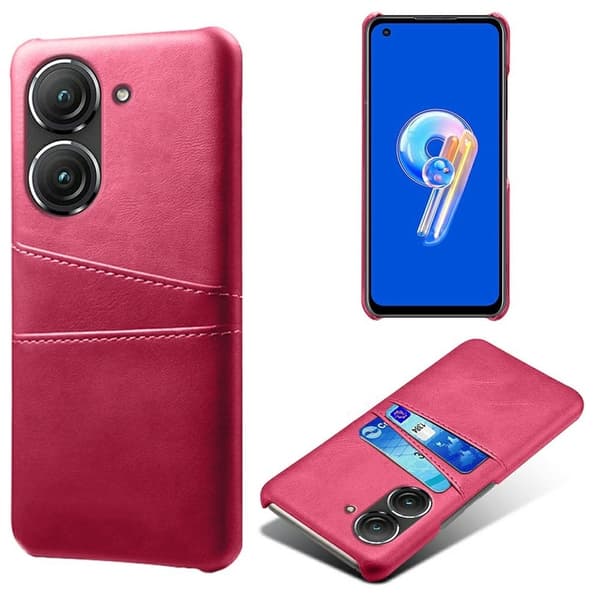 Asus Zenfone 9 skal med korthållare - Rosa