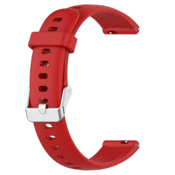 16 mm klockarmband i silikon för Huawei och Casio-klockor - Röd