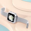 Miniatyrbild 2 av 2: Apple Watch Series 8 (41 mm) klockarmband och fodral med strassdekor - Silver