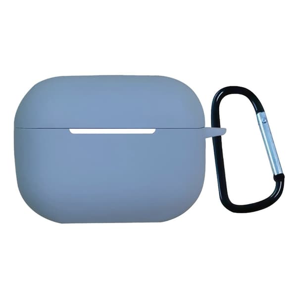 1,3 mm AirPods Pro 2 silikonfodral med spänne - Azurblå