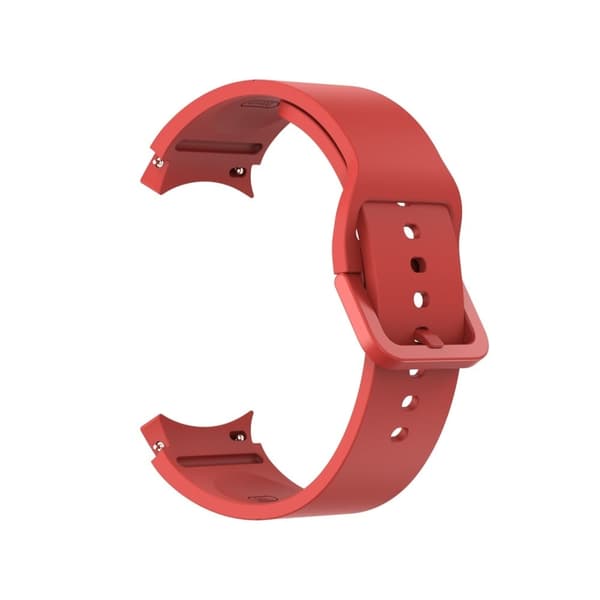 Samsung Galaxy Watch 5 / 4 / 3 enkelt klockarmband i silikon - Röd