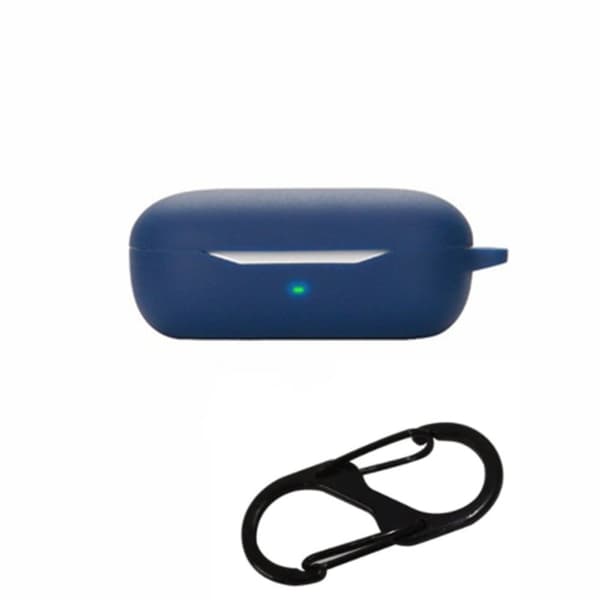 Huawei FreeBuds SE silikonfodral med spänne - Mörkblå