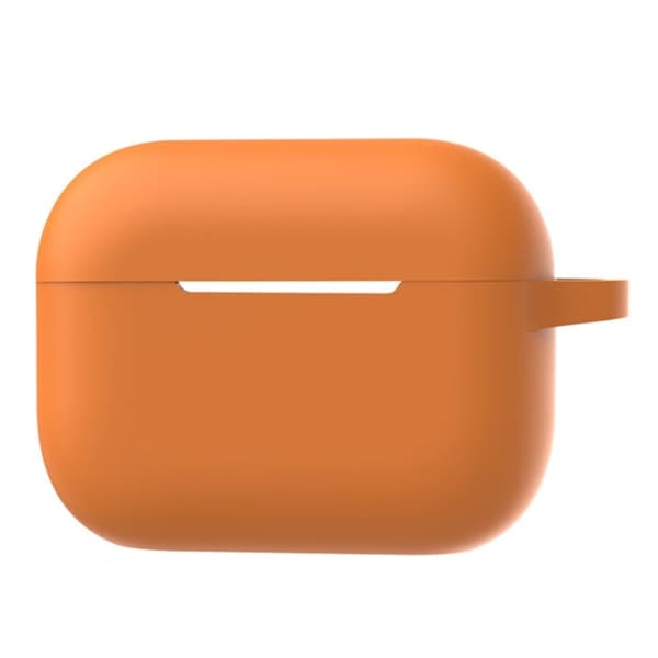 AirPods Pro 2 silikonfodral med ringspänne - Orange