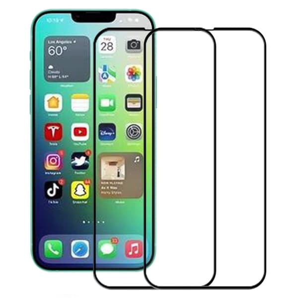 2 Pcs Amorus Extra Strong Grall Skärmskydd till iPhone 14 Max