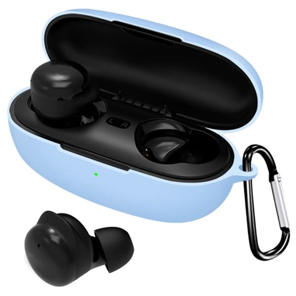 QCY T17 silikonveske med spenne - Babyblå