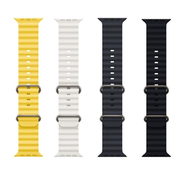 Apple Watch Series 8 (41mm) klockarmband i silikon - Stjärnljus
