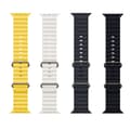 Miniatyrbild 2 av 2: Apple Watch Series 8 (41mm) klockarmband i silikon - Stjärnljus