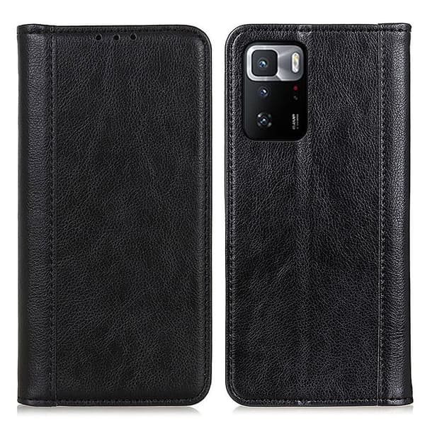 Äkta läder Xiaomi Poco X3 GT fodral med magnetisk stängning
