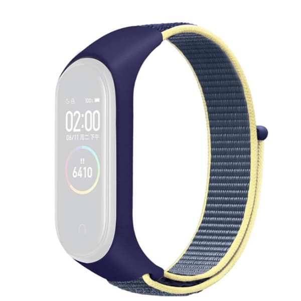 Xiaomi Mi Band 7 / 6 / 5 nylon urrem - Isblå
