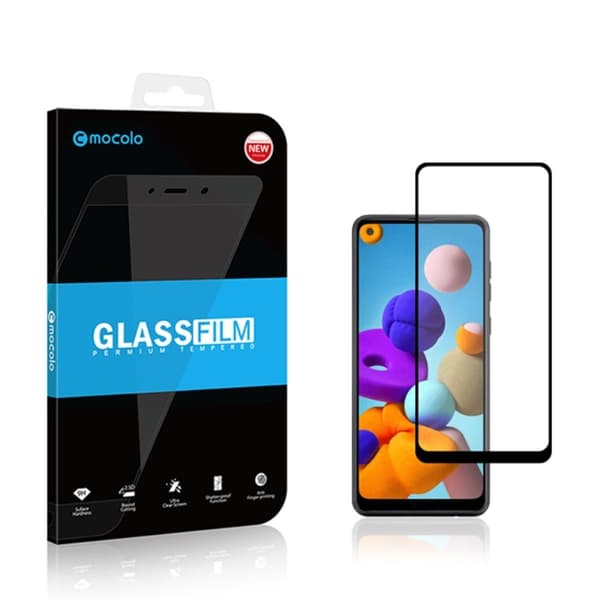 MOCOLO HD Samsung Galaxy A21 skärmskydd i härdat glas