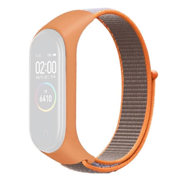 Xiaomi Mi Band 7 / 6 / 5 klockarmband i nylon - Orange