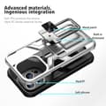 Miniatyrbild 2 av 2: Stöttåligt iPhone 14 Pro Max hybridskal - Silver/Grå
