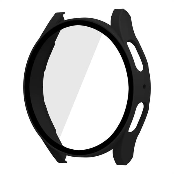 HAT PRINCE Huawei Watch 5 mat cover med skærmbeskytter i hærdet glas - Sort