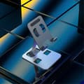 Miniatyrbild 2 av 2: Fällbart universalfäste för telefoner och surfplattor - Silver