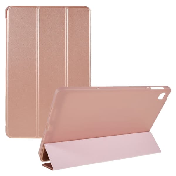 Tri-fold läderfodral för Oppo Pad Air - Roséguld