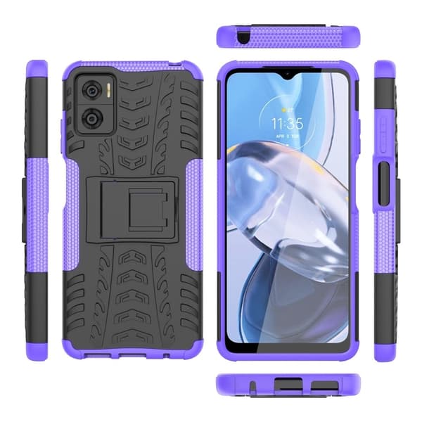 Offroad Motorola Moto E22 skal - Lila