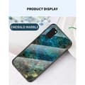 Miniatyrbild 2 av 2: Fantasy Marmor Samsung Galaxy A41 skal - Smaragd