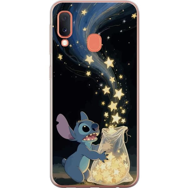 Samsung Galaxy A20e Gennemsigtig cover Magisk Sting Disney Sød