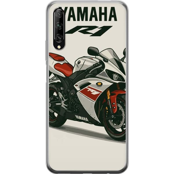 Huawei P smart Pro 2019 Gjennomsiktig deksel Yamaha R1 plakatsportbike ...