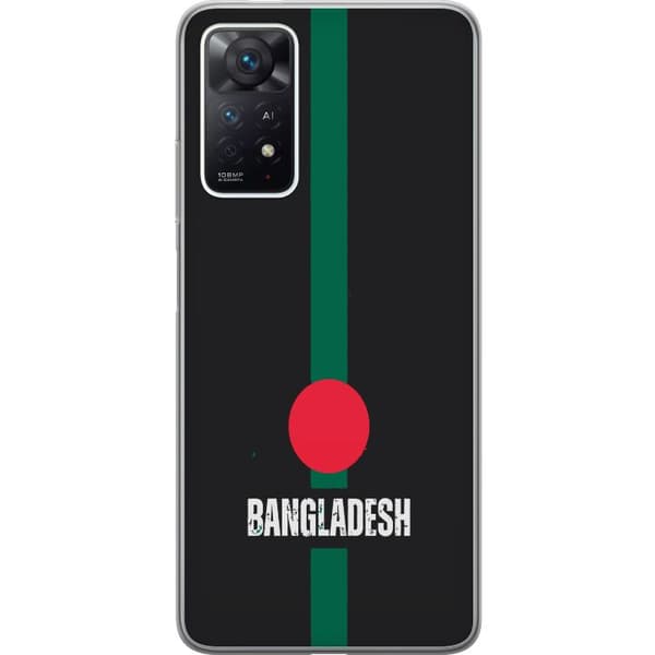 Xiaomi Redmi Note 11 Pro Genomskinligt Skal Bangladesh flagga i grönt ...