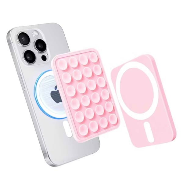 Magnetisk sugegrep for iPhone (MagSafe-kompatibelt) - Rosa